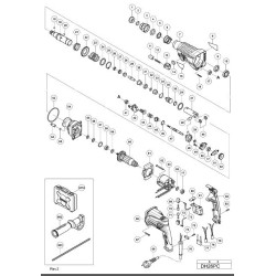 Hitachi Spare Parts for Electric Rotary Hammer DH26PC