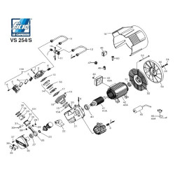 FIAC Spare Parts for Piston Air Compressor Pump VS 254 S