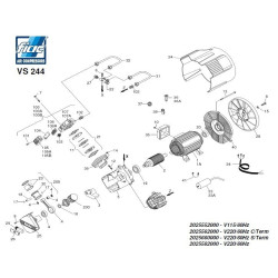 FIAC Spare Parts for Piston Air Compressor Pump VS 244