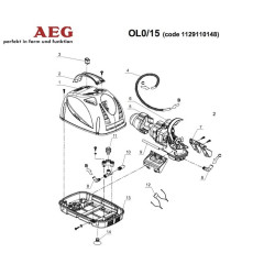 AEG Spare Parts for Air Compressor OL0/15