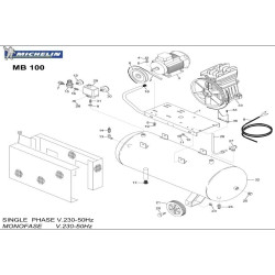 Ricambi Michelin per Compressore MB100
