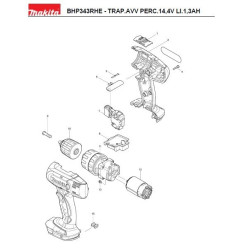 Ricambi Makita per Avvitatore a Batteria BHP343RHE