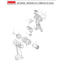 Ricambi Makita per Avvitatore a Batteria 8271DWPE