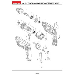 Makita Spare Parts for Screw Drill 6413