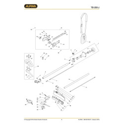 Alpina Spare Parts for Brushcutter TB 250 J