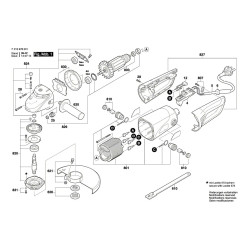 Skil Spare Parts for Angle Grinder 9780