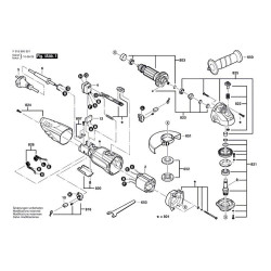 Skil Spare Parts for Angle Grinder 9005