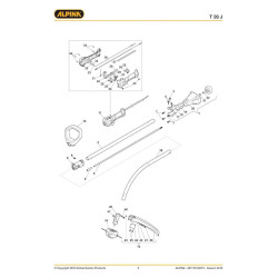 Ricambi Alpina per Decespugliatore T 26 J