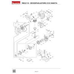 Makita Spare Parts for Brusch Cutter RBC2110
