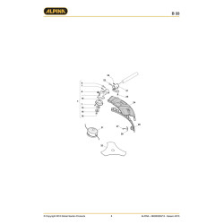 Alpina Spare Parts for Brushcutter B33