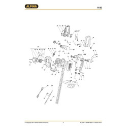 Alpina Spare Parts for Hedgecutter H 60