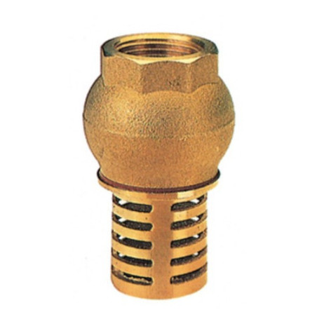 Depth Brass Valve With Filter 3/4''