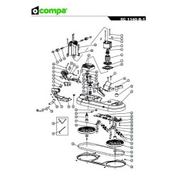 Compa-OMS Spare Parts for Band Saw SC1140B