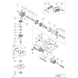 Hitachi Spare Parts for Angle Grinder G12SW