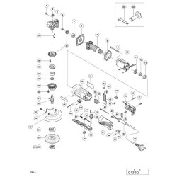 Ricambi Hitachi per Smerigliatrice Angolare G13SQ