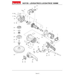 Makita Spare Parts for Polisher 9237CB