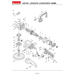 Ricambi Makita per Lucidatrice 9227CB