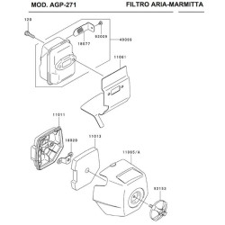 Ama Spare Parts for Brushcutter AGP 271