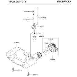 Ricambi Ama per Decespugliatore AGP 271