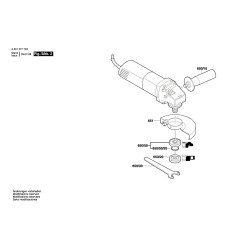 Bosch Spare Parts for Angle Grinder GWS 850 CE