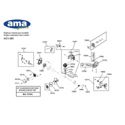 Ama Spare Parts for Brushcutter AG1 280