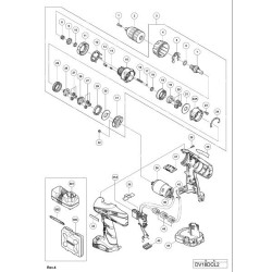 Ricambi Hitachi per Avvitatore Cordless DV18DCL2