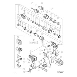Ricambi Hitachi per Avvitatore Cordless DV18DBL