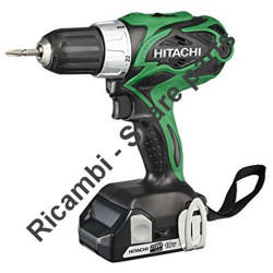 Hitachi Spare Parts for Cordless Driver Drill DS18DSAL