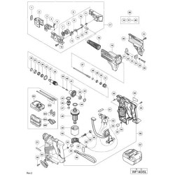 Ricambi Hitachi per Avvitatore Automatico Cordless WF14DSL