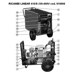 Ricambi Telwin per Saldatrice Linear 410/S