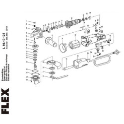 Flex Spare Parts for Angle Grinder L 10-10 125