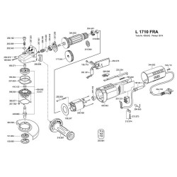 Flex Spare Parts for Angle Grinder L1710 FRA