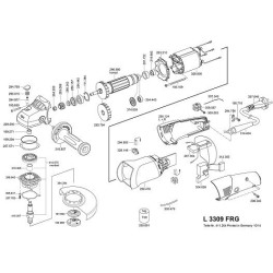 Flex Spare Parts for Angle Grinder L 3309 FRG