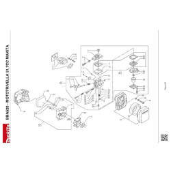 Makita Spare Parts for Auger BBA520