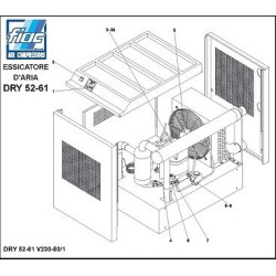 Fiac Spare Parts for Drier DRY 52-61
