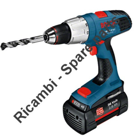 Bosch Spare Parts for Cordless Drill Driver GSR 36 V-LI