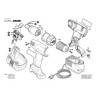 Bosch Spare Parts for Cordless Drill Driver GSR 14,4 V
