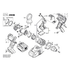 Bosch Spare Parts for Cordless Drill Driver GSR 14,4 VE-2LI
