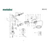 Ricambi Metabo per Smerigliatrice Angolare W 8-115
