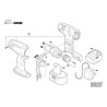 Skil Spare Parts for Cordless Drill 2395