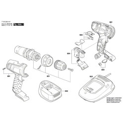 Skil Spare Parts for Cordless Drill 2531