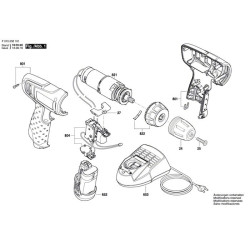 Skil Spare Parts for Cordless Drill 2321