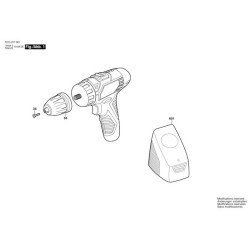 Skil Spare Parts for Cordless Drill 2421
