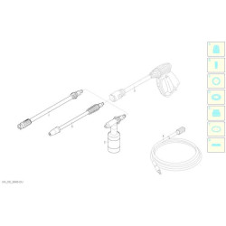 Michelin Spare Parts for Pressure Washer MPX 120