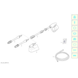 Michelin Spare Parts for Pressure Washer MPX 120 L