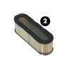 Oval Air Filters for Lawn Tractors with Briggs & Stratton Engines