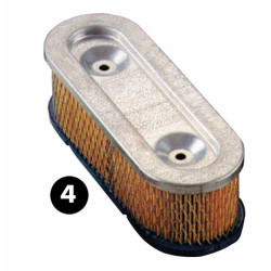 Oval Air Filters for Lawn Tractors with Briggs & Stratton Engines