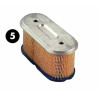 Oval Air Filters for Lawn Tractors with Briggs & Stratton Engines
