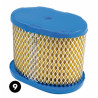 Oval Air Filters for Lawn Tractors with Briggs & Stratton Engines
