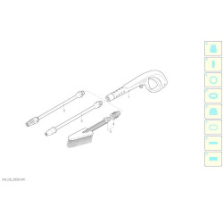 Michelin Spare Parts for Pressure Washer MPX 140 L